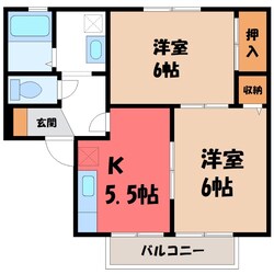 セジュール金谷Ａの物件間取画像